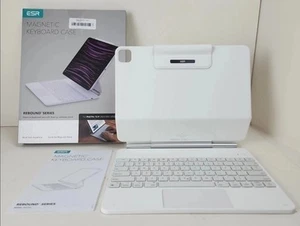 ESR Magnetic Keyboard Case Rebound Series iPad Pro 12.9" / iPad Air 5/4 White - Picture 1 of 1