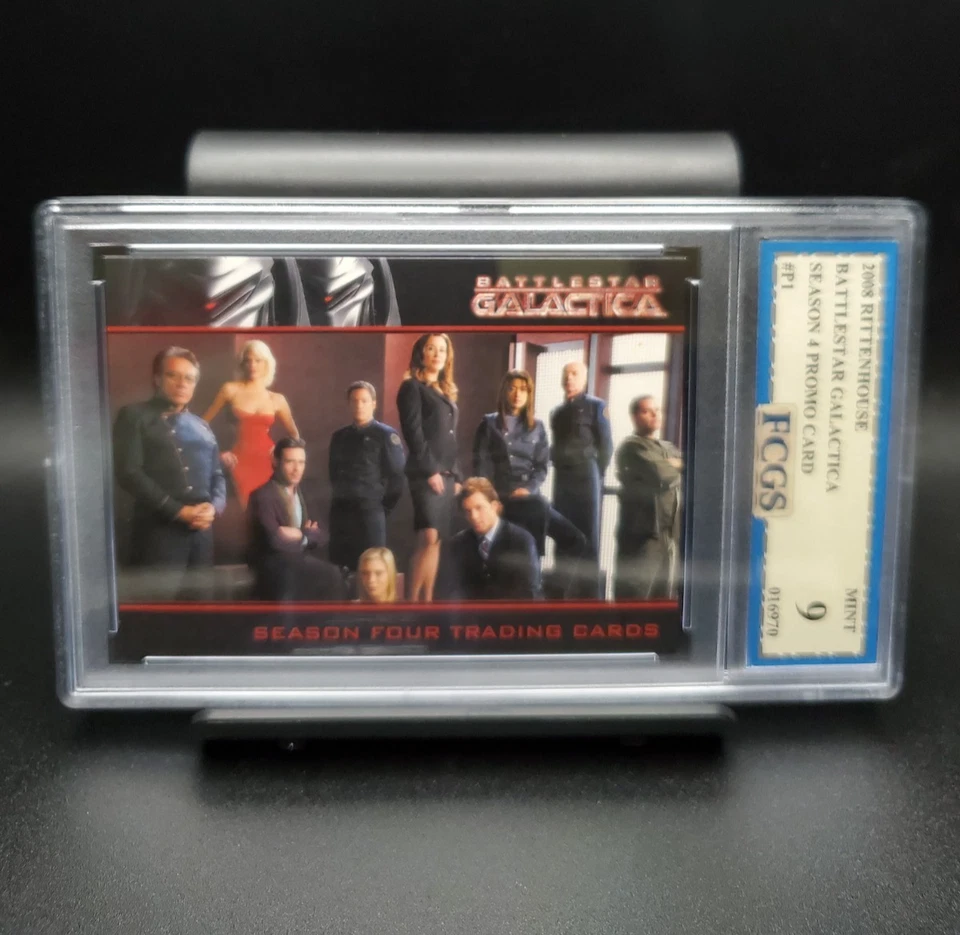 Battlestar Galactica #P1 (2008) Rittenhouse S4 Promo - Calificado 9 [FCGS] COMO NUEVO Foto 1 de 3