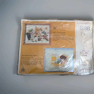 Vintage 1982 Creative Circle Crewel Kit #536 Forest Friends Deer Skunk Raccoon - Picture 1 of 4