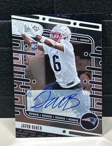 Javon Baker 2024 Panini Absolute RC AUTO #180 NFL New England Patriots ROOKIE - Bild 1 von 2