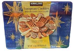 Kirkland Signature European Cookies Belgian Chocolate Assortment Biscuit 49.4 Oz - Picture 1 of 2