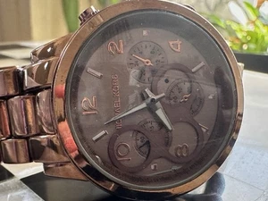 Michael Kors Bradshaw braune Damen-Armbanduhr (WIE BESEHEN) - Bild 1 von 4