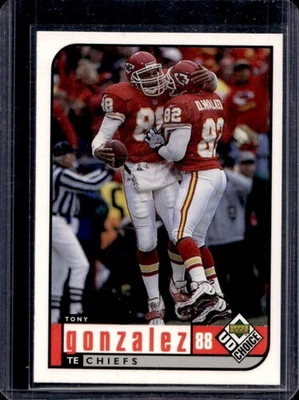 1998 Upper Deck Choice Tony Gonzalez #86 Chiefs - Image 1 of 2