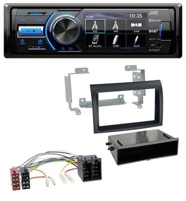 JVC Bluetooth MP3 USB DAB Autoradio für Citroen Jumper Fiat Ducato 06-11 schwarz - Bild 1 von 4