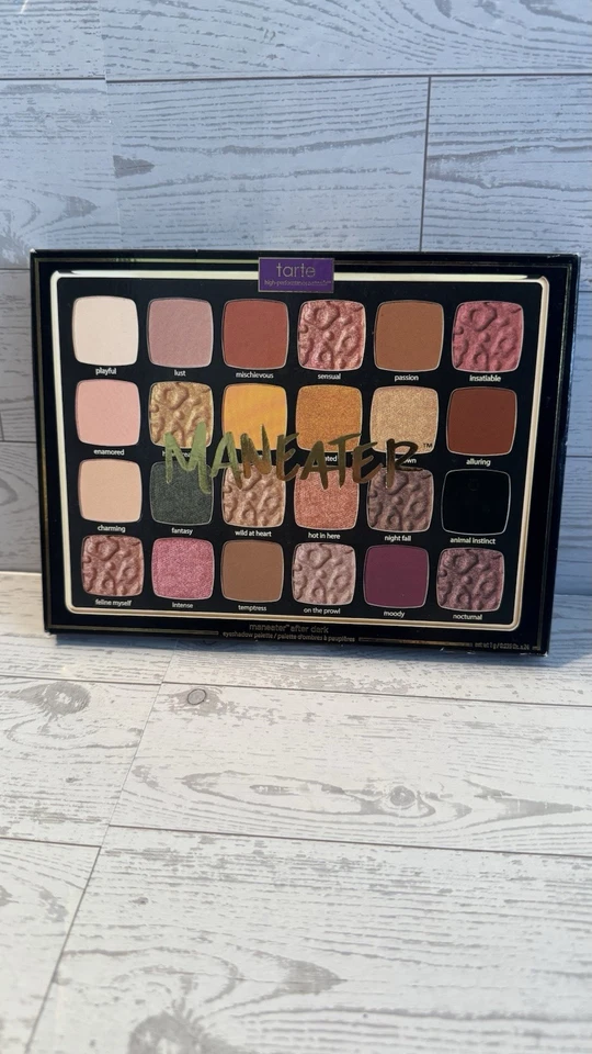 TARTE Maneater AFTER DARK Eye Shadow Palette 24 Shades New in Box - Image 1 of 3