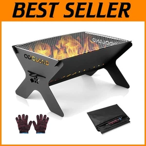 Compact Camping Grill, Backpacking BBQ - Heavy Duty Firepit - Picture 1 of 8