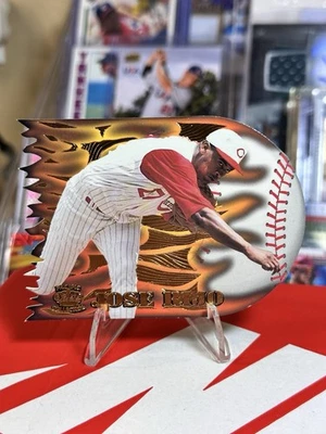 1996 Pacific Prism #FT-6 Jose Rijo #FT-6 Flame Throwers Cincinnati Reds - Image 1 of 4