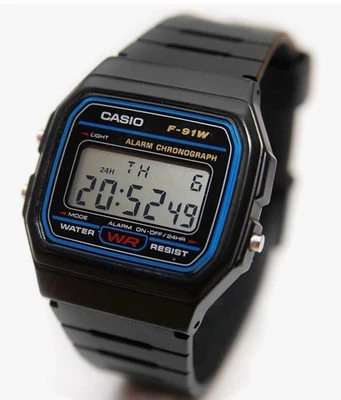 New Casio Classic Collection Sports Digital F-91-W watch 1 YR WARRANTY - Image 1 of 3