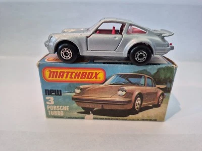 Matchbox Superfast No 3 1978 Porsche 911 Turbo серебристый глянцевый как новый - Изображение 1 из 4