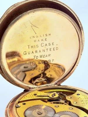 1907 WALTHAM GRADE "EXPORT" 14 SIZE - GOLD FILLED FULL HUNTER POCKET WATCH RUNS - Image 1 of 4