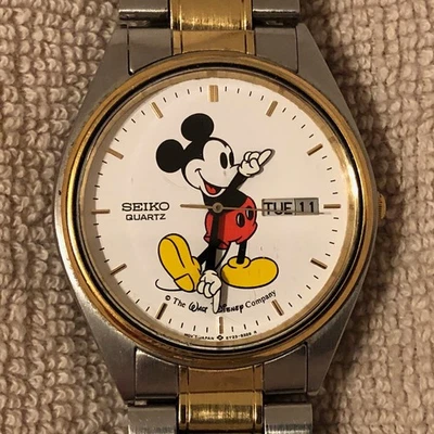 Мужские часы Seiko Mickey Mouse - двухцветные / 5Y23 8229 - Изображение 1 из 4