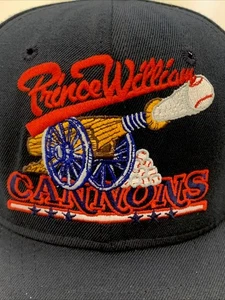 Vintage 90’s Potomac Prince William Cannons SNAPBACK Hat MiLB Nationals Rare - Picture 1 of 8