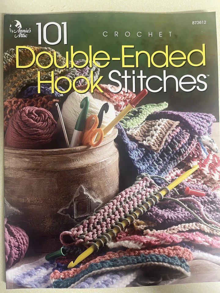 101 Double-Ended Hook Stitches Crochet Instructions Book Annie’s Attic - Image 1 of 4