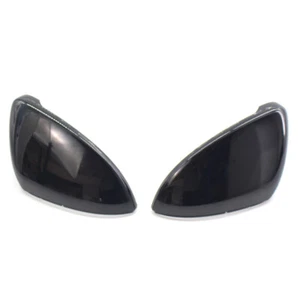 Direct Replacement Glossing black Mirror Cover Caps For 14-18 VW Golf 7 GTI MK7 - Picture 1 of 7