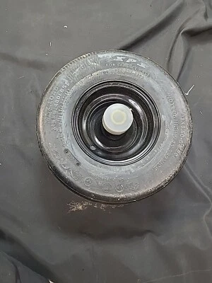 Flat Free-13x6.5-6 4.50-rueda/neumático-1/2" diámetro-4 1/2"" eje-NEGRO Foto 1 de 3