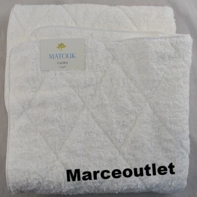 Alfombra de bañera acolchada Matouk Cairo 24" X 36" blanca/blanca Foto 1 de 3