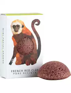 Konjac Sponge Company Konjac French Red Clay Pore Refiner Sponge - Picture 1 of 5