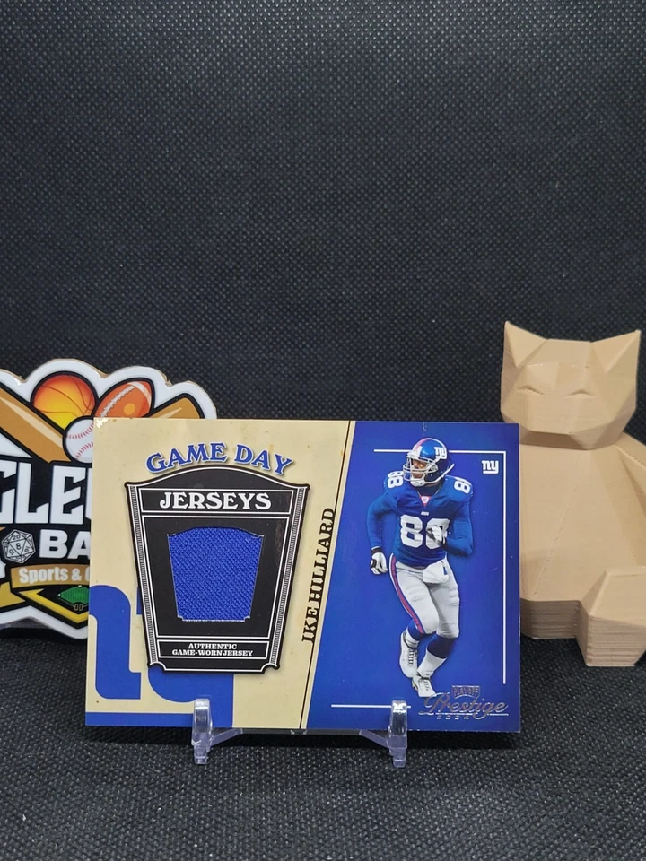 Ike Hilliard New York Giants Gameday Jerseys Patch  Prestige #GJ-35 (MG) - Image 1 of 2