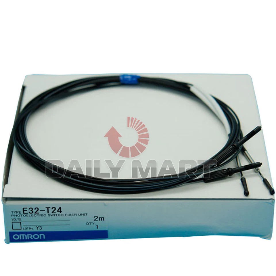 New Omron E32-T24 Photoelectric Fiber Optic Amplifier Sensor, 3.5mm Through-Hole - Image 1 of 1
