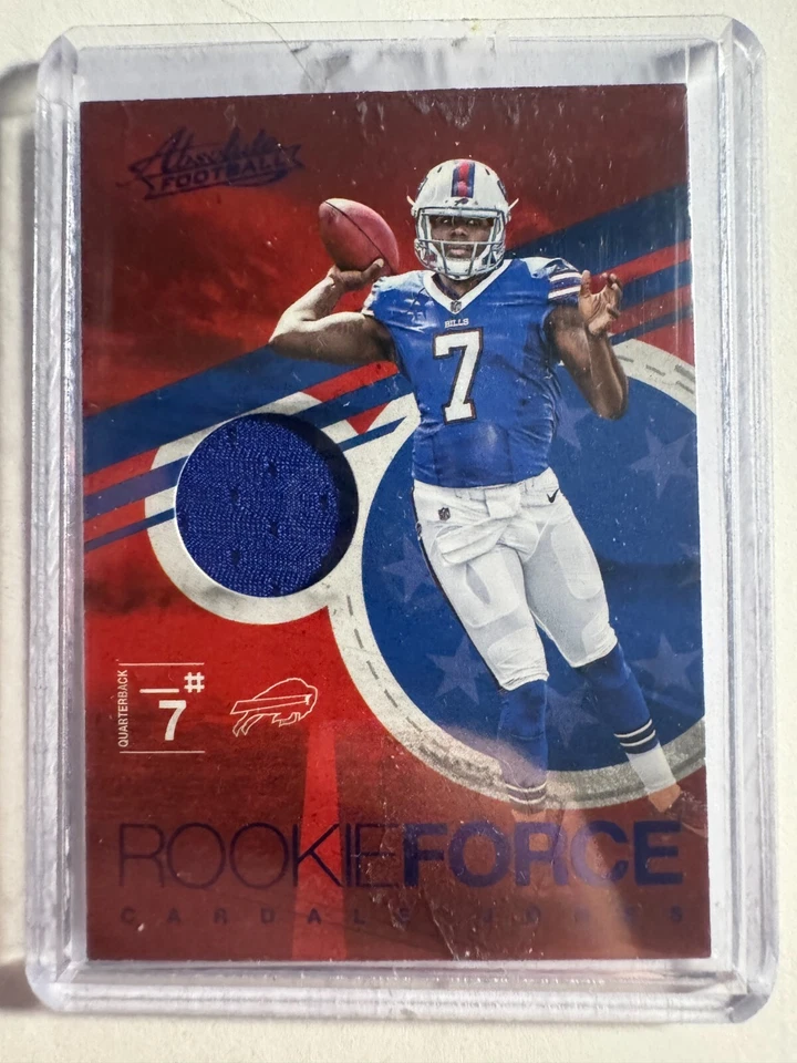 K204,842 - 2016 Absolute Rookie Force Jerseys Blue #4 Cardale Jones - Image 1 of 1
