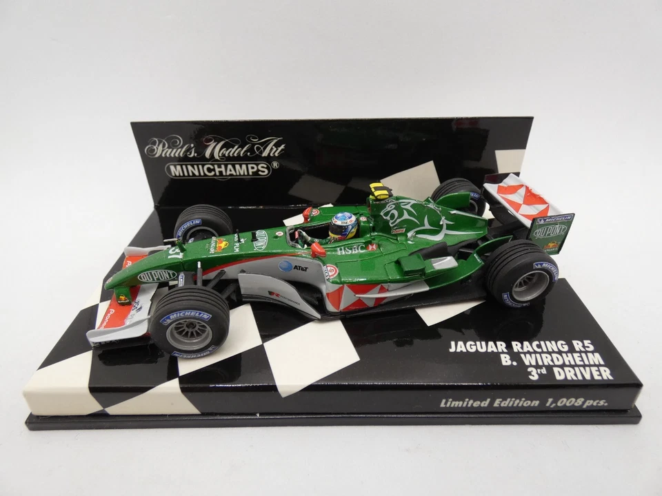 Jaguar Racing R5 Bjorn Wirdheim #37 3° Pilota 2004 1/43 Minichamps F1 RARO - Immagine 1 di 1