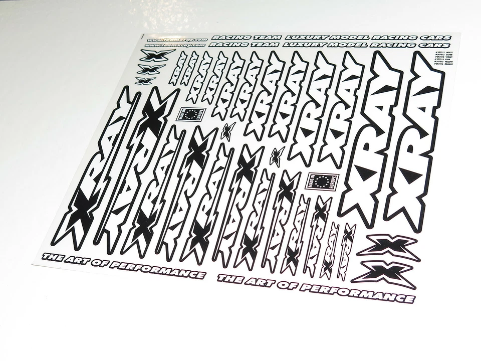 XRA350204 XRAY XT8.2 NITRO TRUGGY DECALS STICKERS - Image 1 of 1