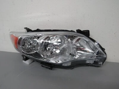 2011 2012 2013 TOYOTA COROLLA RIGHT SIDE CHROME BASE HALOGEN HEADLIGHT Foto 1 de 4