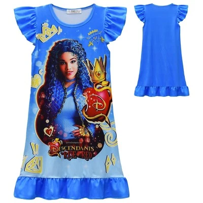 Descendants 4 Girls Pajamas dress The Rise of Red Bedwear Sleepwear NightGown - Image 1 of 4