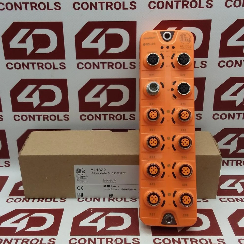 AL1322 | IFM Efector | I/O Link Master , IP65/6/7, Opened (NSO) - Image 1 of 1