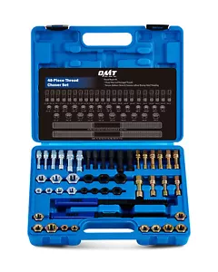 48pc Metric SAE Thread Chaser Set Thread Repair Restorer Tool Rethreading Kit - Bild 1 von 7