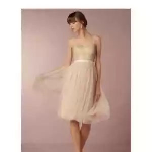 Needle & Thread Coppelia Ballet Beaded Tulle Dress in Natural Size 0 Weeding - Picture 1 of 6