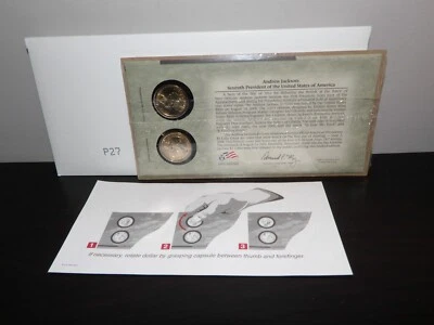 US MINT PRESIDENTIAL ANDREW JACKSON $1 COIN P27 SEALED - Image 1 of 2