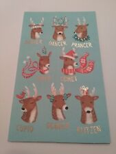 Dasher Dancer Prancer ~ Christmas Money Card Holder with envelope