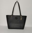 Guess Black Tote Bag Faux Leather Double Handles