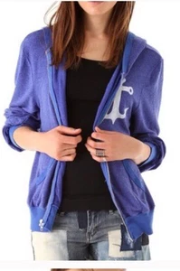 Wildfox Blue Anchor Jacket - Picture 1 of 3