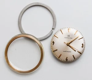 Vintage HAMILTON 689A Automatic Movement w/ Mint Dial Hands Ticking - Picture 1 of 2
