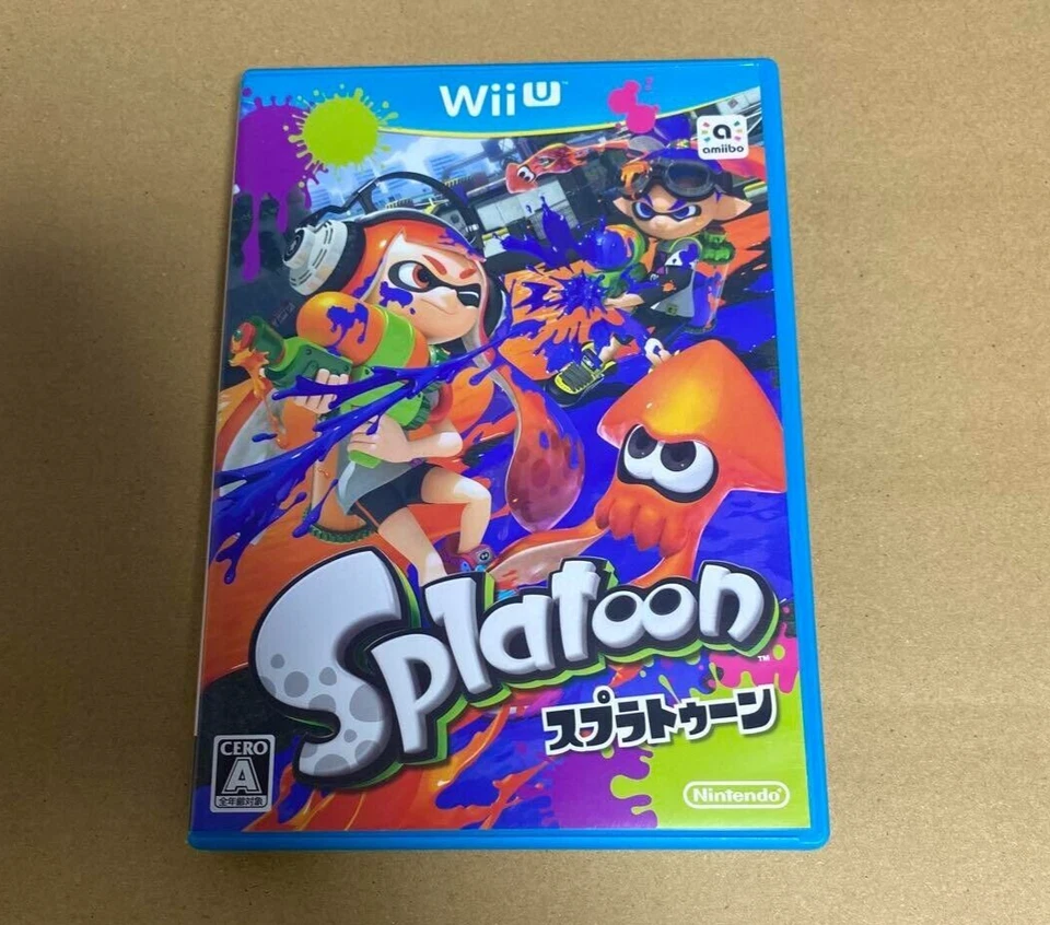 GY16 Splatoon Nintendo Wii U Game soft Ship Free - Image 1 of 1