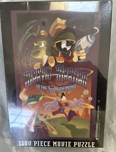 Warner Bros Marvin The Martian In 3rd Dimension 1100 Piece Movie Puzzle Daffy - Picture 1 of 3