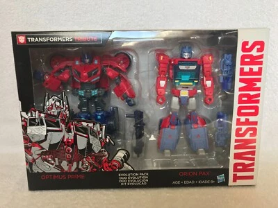 Transformers Tribute Evolution Pack Optimus Prime y Orion Pax MISB Foto 1 de 4