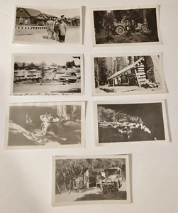 VINTAGE California Parks Familienurlaub Fotos 1920 - 1922 Yosemite Big Bear - Bild 1 von 9