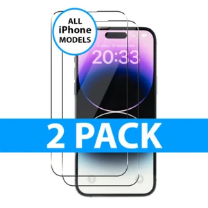 Protector de pantalla de vidrio templado para iPhone 15 14 13 12 11 Pro X XR XS Max Plus - Imagen 1 de 8