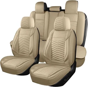 Car Seat Covers,Breathable and Waterproof Leather Automotive Seat Covers for ... - Picture 1 of 9