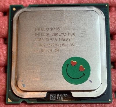 CPU INTEL SL9SA Core2 Duo SOCKET LGA775 1.86 Ghz /2M/1066/06 PROCESSORE TESTATO - Immagine 1 di 4