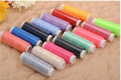 24 Polyester Sewing Assorted Thread Reels For Hand & Machine / 16 Pcs Needle Set - Image 1 of 4