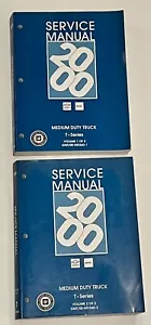 2000 GM T-Series Medium Duty Truck Service Manual Set GMC Chevrolet - Foto 1 di 7