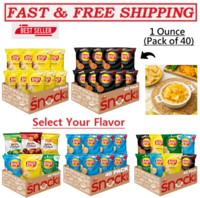 Lay's Potato Chips, Classic, 1 Ounce (Pack of 40) (Select Your Flavor) - Image 1 of 4