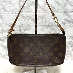 LOUIS VUITTON Handbag M51980 Monogram canvas Pochette Accessoires Very Good JP - Picture 1 of 8