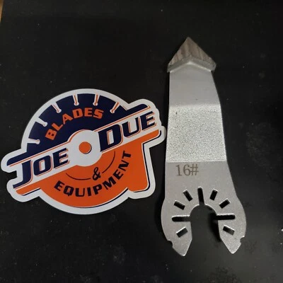 JOE DUE BLADES Diamond Segment Oscillating Corner Tool Attachment for Concrete - #16/20 Grit