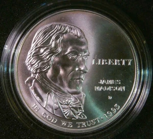 1993-D Bill of Rights Silver Dollar UNC Coin w/ OGP & COA FREE SHIPPING #224 - Picture 1 of 4