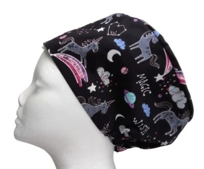 Cappuccio scrub unicorni medico teatro infermiere ospedale ODP veterinario anestesista - Immagine 1 di 4